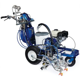 LineLazer V 5900 HP Automatic Series Gas Airless Line Striper, 2 Auto Guns, LazerGuide 2000 17U803