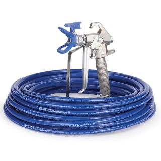 FTx Airless Spray Gun, RAC X, BlueMax II Airless Hose, 1/4 in x 50 ft 288493