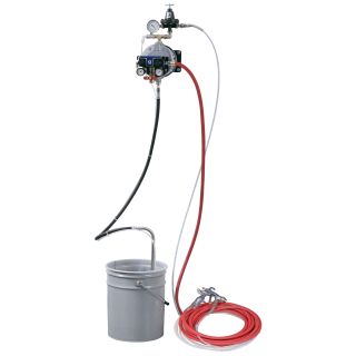 Triton SST Spray Pkg, Wall, 100 psi Reg, Air & Fluid Hoses, AirPro HVLP Gun .055 in (1.4 mm) Nozzle for Metal Applications 233492