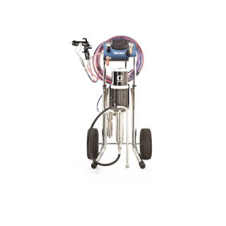 10:1 Merkur AA Pkg, 1.2 gpm (4.5 lpm) fluid flow, Cart Mt, G15 Gun, Pump Air Controls, Gun Air/Fluid Hose, DataTrak G10C08