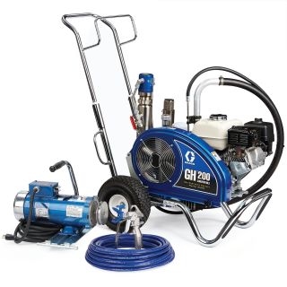 GH 200 Convertible Standard Series Gas Hydraulic Airless Sprayer with Electric Motor Kit 24W926