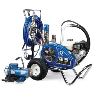GH 200 Convertible ProContractor Series Gas Hydraulic Airless Sprayer with Electric Motor Kit 24W928