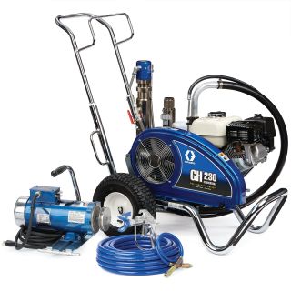 GH 230 Convertible Standard Series Gas Hydraulic Airless Sprayer with Electric Motor Kit 24W930