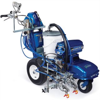 LineLazer V ES 2000 HP Automatic Series Electric Battery-Powered Airless Line Striper, 2 Auto Guns, LazerGuide 2000 25N560