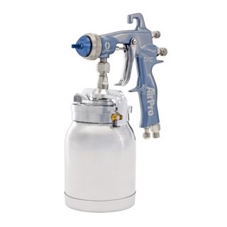 AirPro Air Spray Siphon Feed Gun, Conventional, 0.070 inch (1.8 mm) Nozzle, Metal Siphon Cup 289029