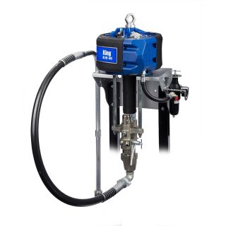 60:1 Ratio Airless King Sprayer with Max Life Filter, Air Controls, Siphon Kit, Hose, Gun K60MW1