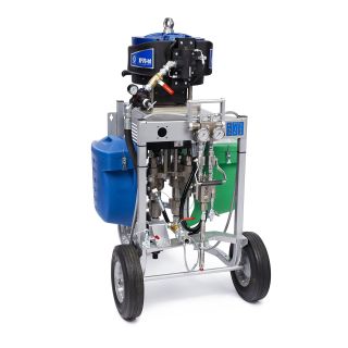 XP70-hf Hazardous Location Spray Package, Cart, 1.5:1 Mix Ratio, Hoppers, XTR Gun 572152