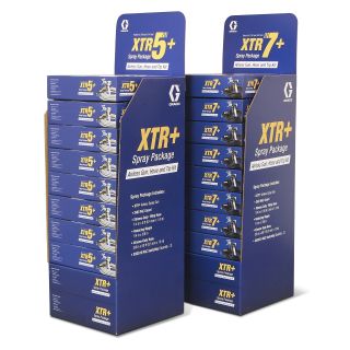 XTR7+ Gun, Hose and Tip Kit, 8-pack of 273143 with Display Stand 273145